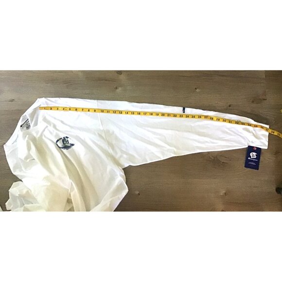 CHAMPION- MENS CREW NECK LIGHT WEIGHT LONG SLEEVE T-SHIRT 2XL -100%COTTON- NWT - Picture 4 of 6